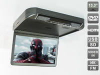 Автомобильный потолочный монитор 13,3" со встроенным DVD плеером AVIS Electronics AVS440T (серый)