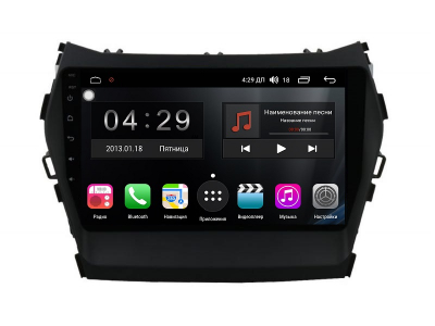 Штатная магнитола FarCar s300-SIM 4G для Hyundai Santa Fe 2012+ на Android (RG209R)