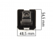 CCD штатная камера заднего вида c динамической разметкой AVIS AVS326CPR (#054) для MERCEDES CLS / GL / S-CLASS W221 (2005-2013) / SL-CLASS R230 FL (2008-2012)