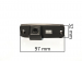 CMOS штатная камера заднего вида AVIS AVS312CPR (#023) для KIA CARENS- CEE'D- CEE'D SW- MOHAVE- OPIRUS- SORENTO- SPORTAGE (2010-...)