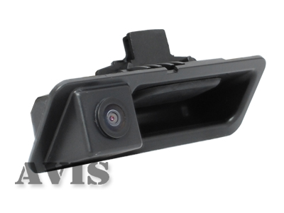 CCD штатная камера заднего вида AVIS  AVS321CPR (#009) для BMW 3/ 5, интегрированная с ручкой багажника