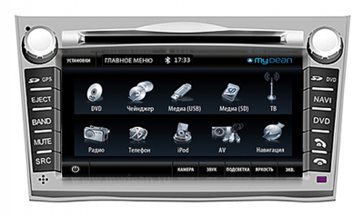 Штатное головное устройство MyDean 7130 для автомобиля Subaru Legacy
