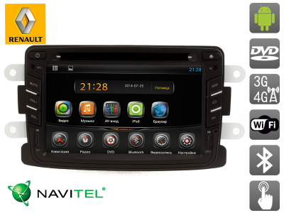 Штатная магнитола для Renault Universal AVIS AVS070AN (569) на Android