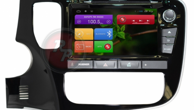 Штатная магнитола RedPower 21156B на Android 4.4 для автомобиля Mitsubishi Outlander с 2012 г.