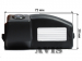 CMOS штатная камера заднего вида AVIS Electronics AVS312CPR (#045) для MAZDA 2 / MAZDA 3 SEDAN