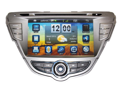 Штатная магнитола NaviPilot DROID Hyundai Elantra V 2012+ (Android- Андроид)