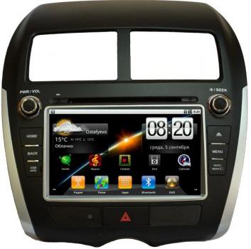 Штатное головное устройство CarSys CAO5302 Android Mitsubishi ASX 8"