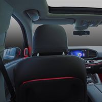 Штатная подсветка спинки сиденья Mercedes-Benz A-klasse W177 2018- 2021 г.в. 64 цвета Carsys CVS-8176-A9