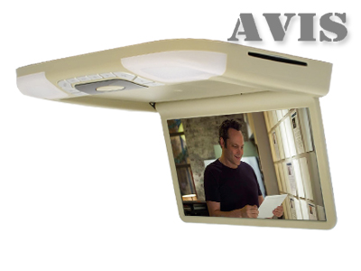 Автомобильный потолочный монитор 14,1" со встроенным DVD плеером AVIS AVS1420T (бежевый)