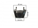 CCD штатная камера переднего вида AVIS AVS324CPR для CADILLAC SRX (109)