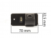 CMOS штатная камера заднего вида AVIS AVS312CPR для AUDI A3/A4(2001-2007)/A6/A6 AVANT/A6 ALLROAD/A8/Q7 (002)