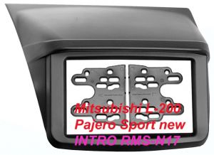 Intro RMS-N17 рамка Mitsubishi L-200, Pajero Sport new 2din