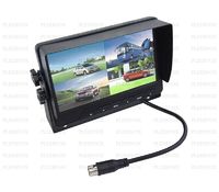 Pleervox LCD Truck 4 input монитор с квадратером для подключения 4 камер