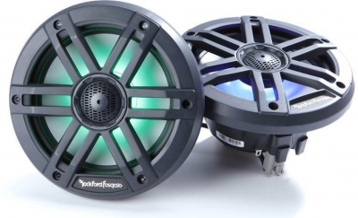 Влагозащищенные динамики с подсветкой 6,5" Rockford Fosgate M1-65B (75Вт/300Вт)
