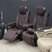 Комплект комфортных (капитанских) оригинальных сидений коричневого цвета для Mercedes Benz V-class W447