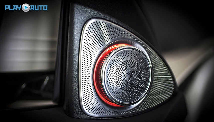 Выезжающие высокочастотные светящиеся динамики Hi-End 3D-Tweeter "Burmester Style" с функцией подсветки Ambient light на автомобили Mercedes-Benz E Class W213